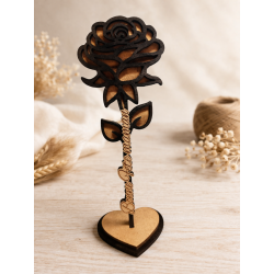 Rose éternelle personnalisée – Fête des mamans