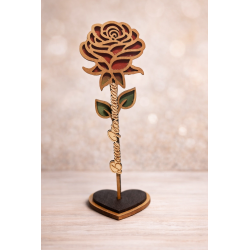 Rose éternelle personnalisée – Fête des mamans