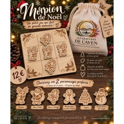 Morpion de Noël – Personnalisez vos pions