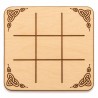 Morpion Celte en bois – Jeu breton artisanal | Les Gravures de l’Aven