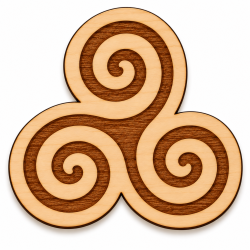 Morpion Celte en bois – Jeu breton artisanal | Les Gravures de l’Aven