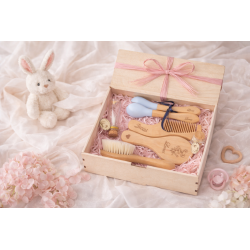 Brosse Bébé Personnalisée – Prénom Gravé – Souvenir de Naissance