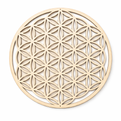 Fleur de vie en bois – décoration murale