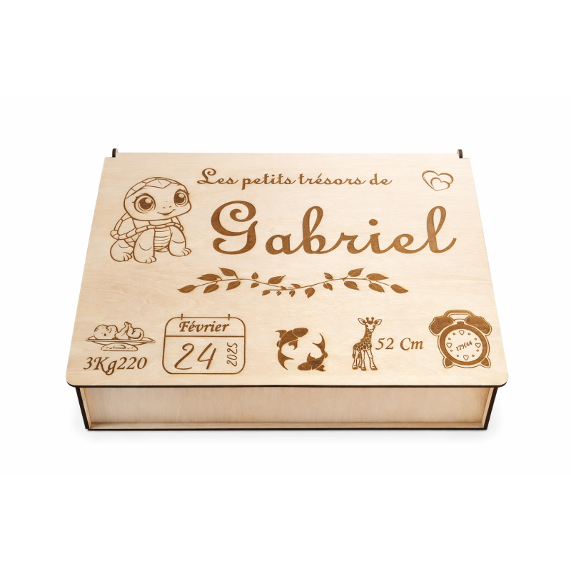 Coffret souvenirs personnalisé