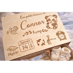 Coffret souvenirs personnalisé