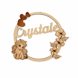 Décoration murale LICORNE personnalisée – Prénom de l’enfant