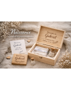 Naissance – Boîtes à souvenirs et créations personnalisées en bois | Les Gravures de l’Aven