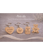 Porte-clés en bois personnalisés – Accessoires artisanaux | Les Gravures de l’Aven